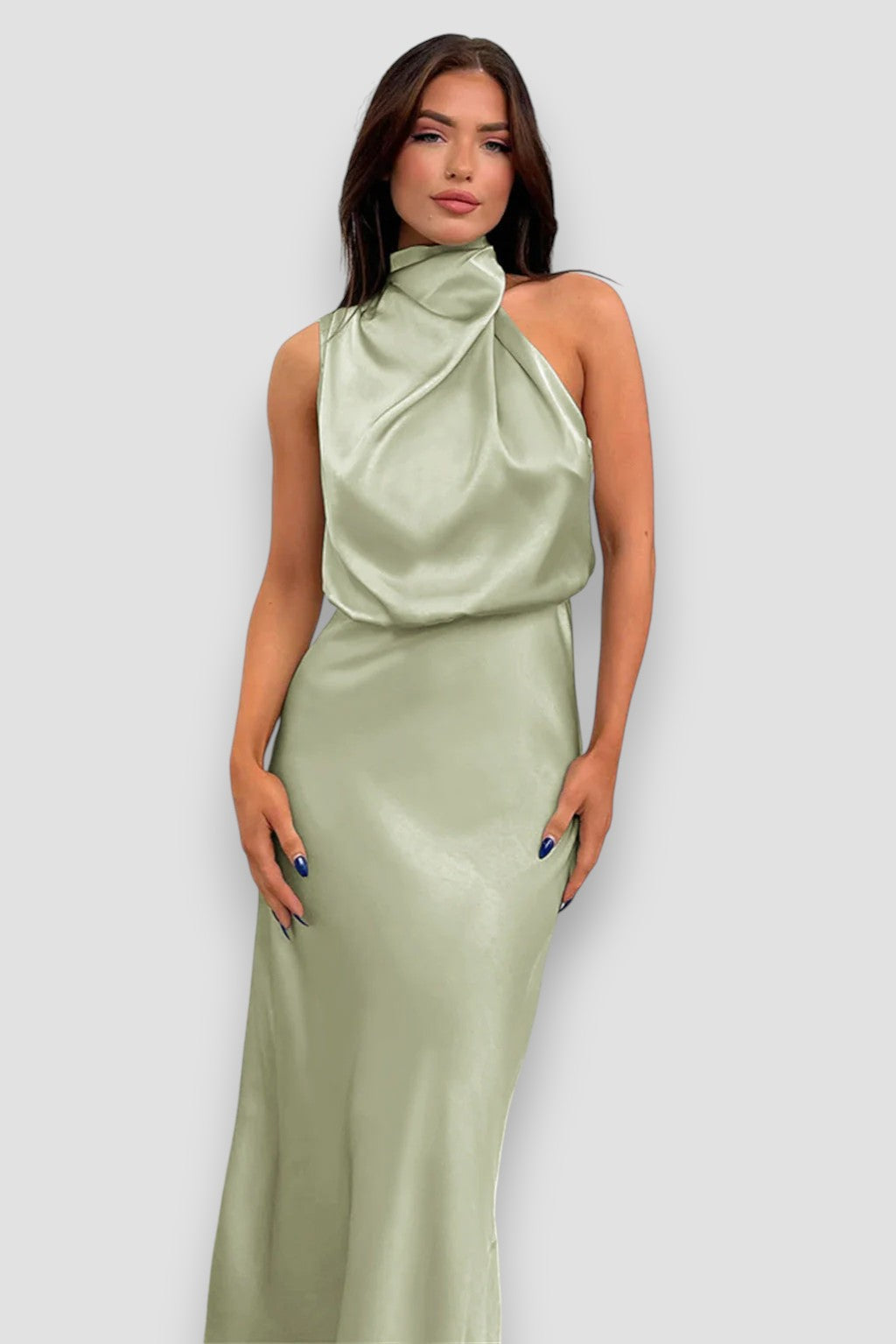 Carla – Halterjurk Met Elegante Uitstraling