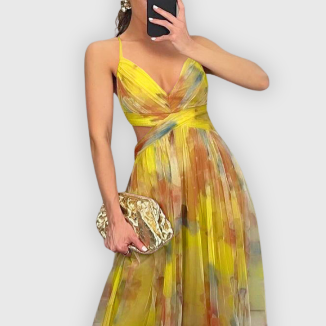Maé – Lichte Zomerjurk Met Bloemenprint