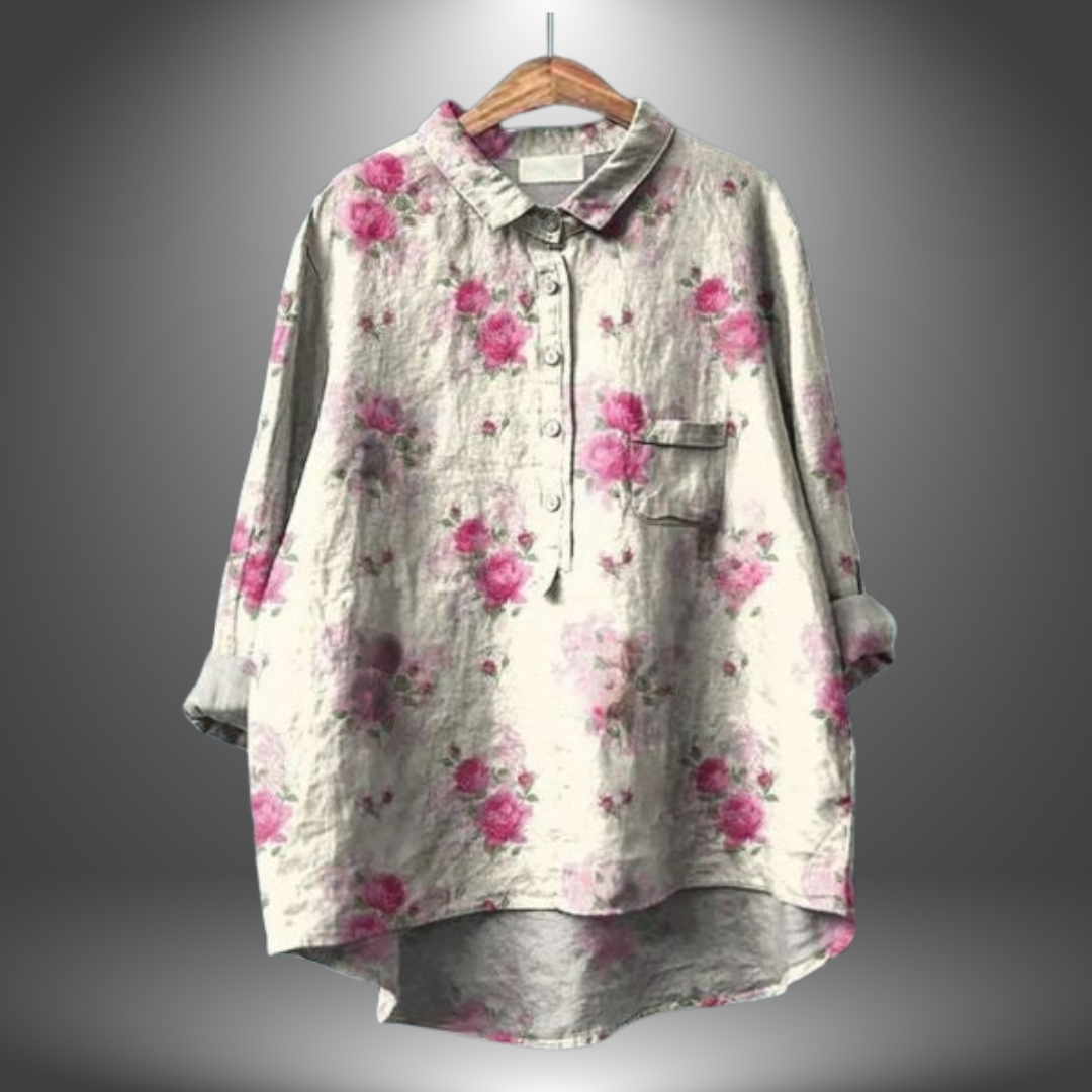 Amber | Elegante Bloemenblouse