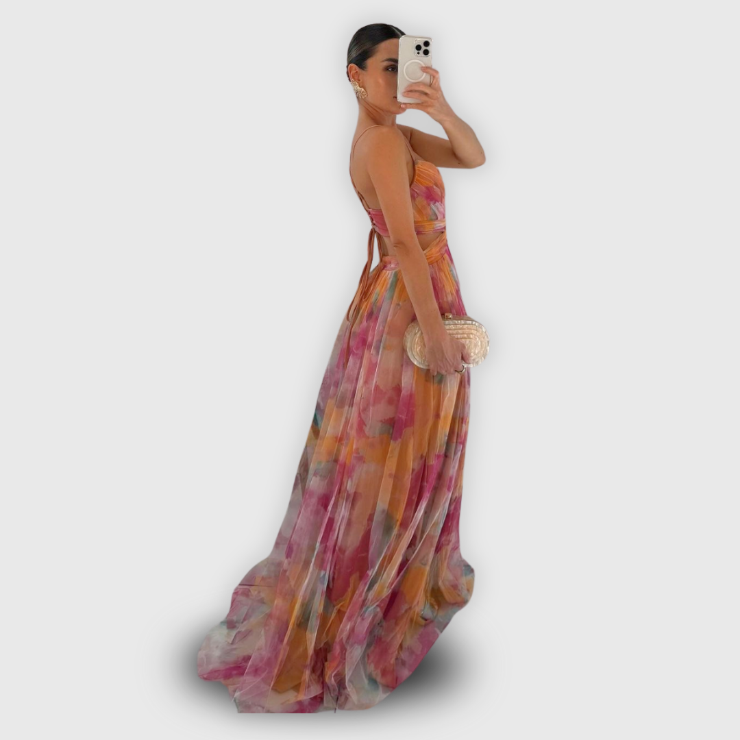 Maé – Lichte Zomerjurk Met Bloemenprint