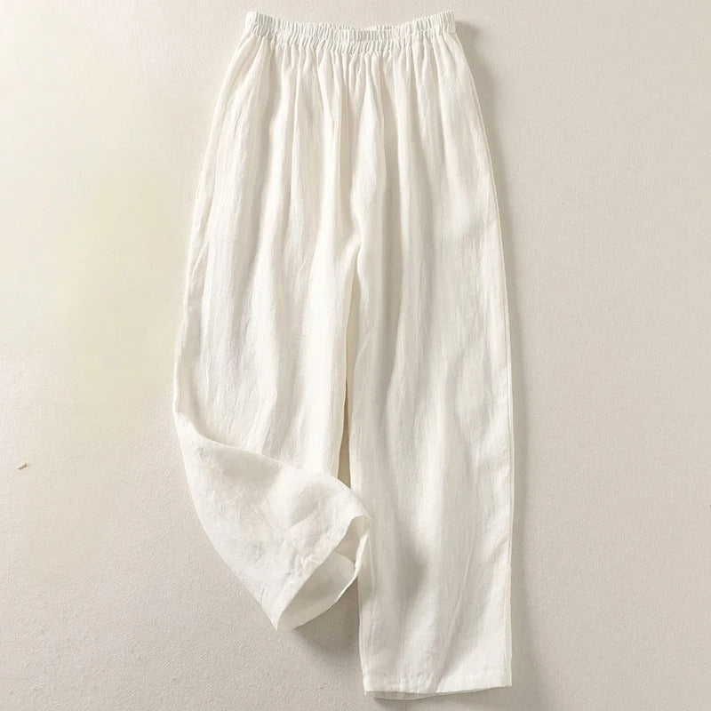 Elena – Luchtige Zomerbroek Met Minimalistische Uitstraling