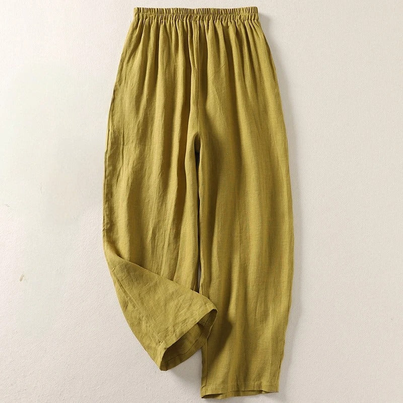 Elena – Luchtige Zomerbroek Met Minimalistische Uitstraling