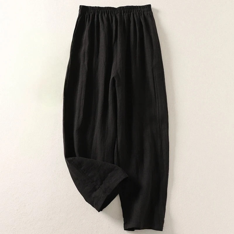 Elena – Luchtige Zomerbroek Met Minimalistische Uitstraling