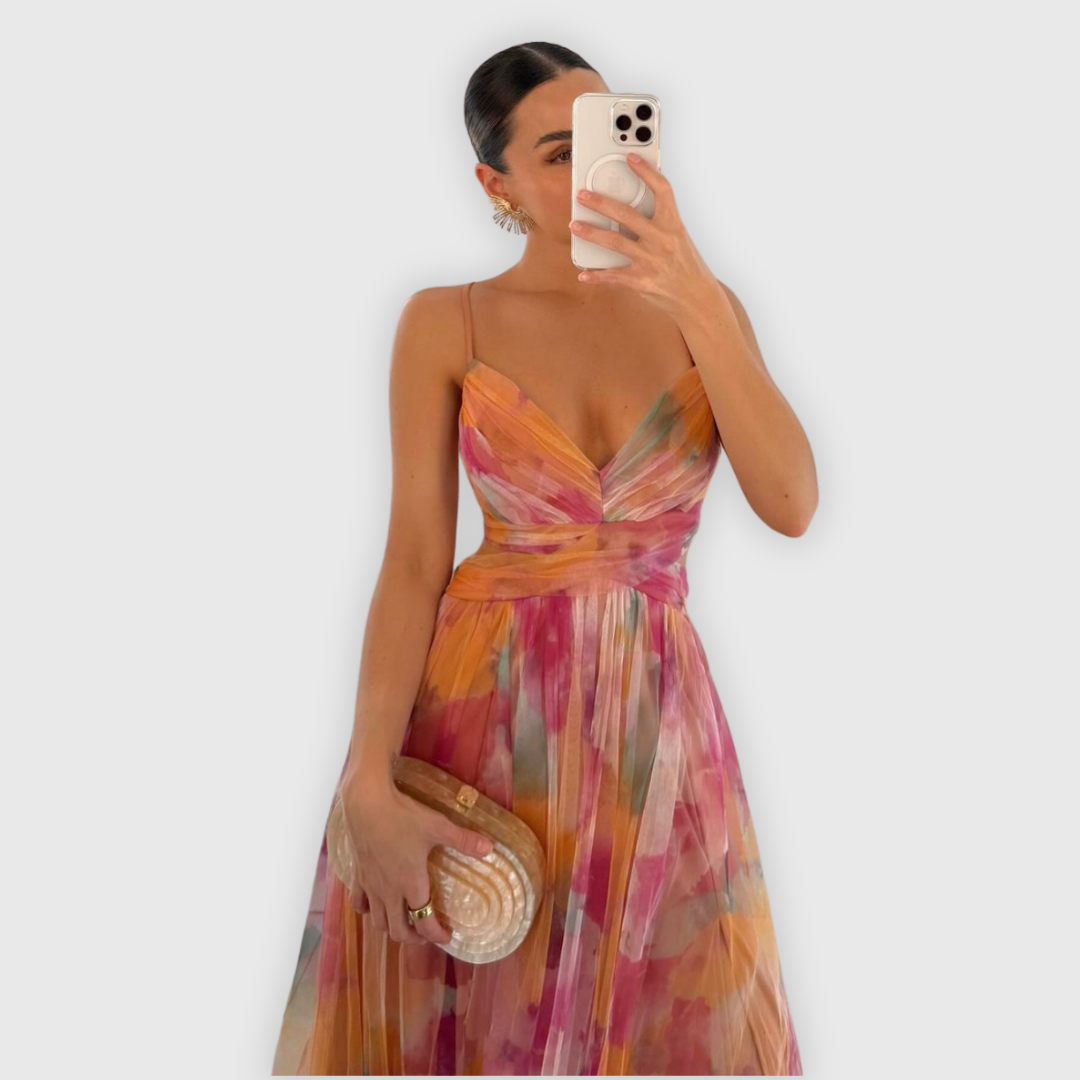 Maé – Lichte Zomerjurk Met Bloemenprint