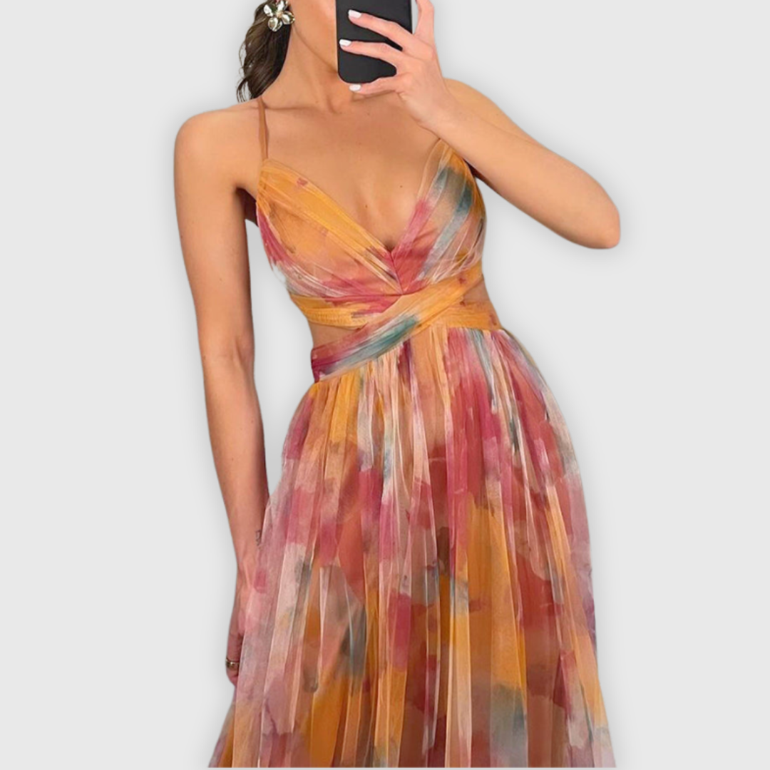 Maé – Lichte Zomerjurk Met Bloemenprint