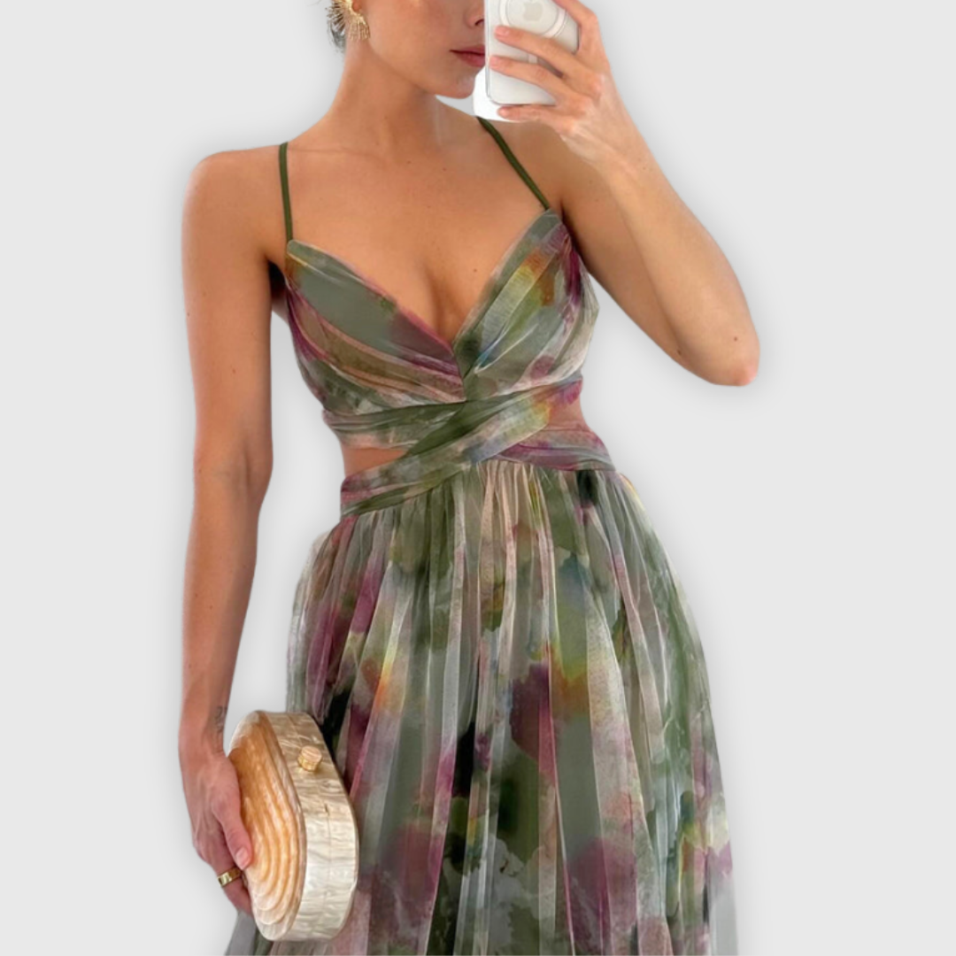 Maé – Lichte Zomerjurk Met Bloemenprint