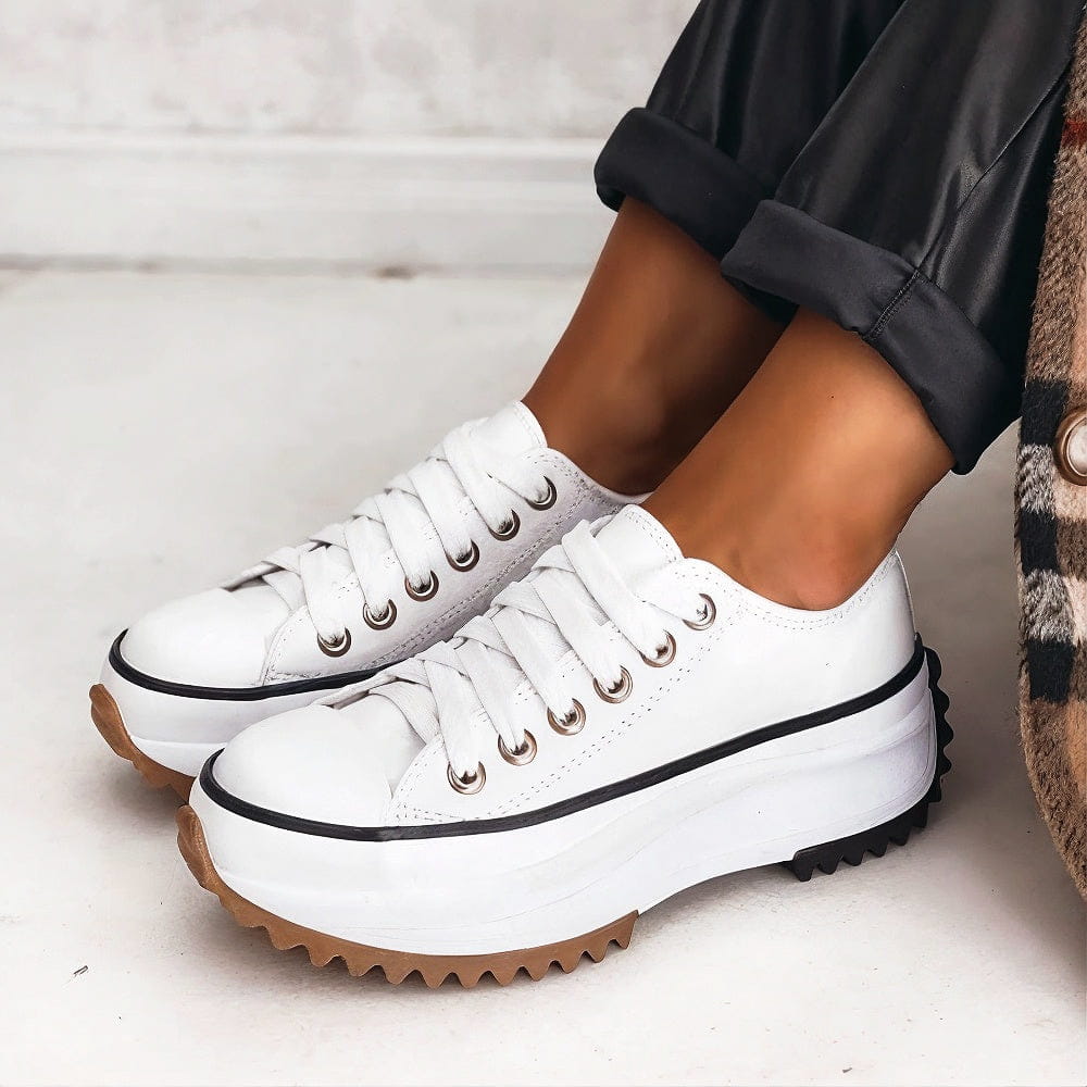 MARLEY™ | Leren Platformsneakers