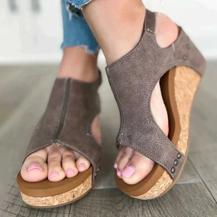 Astrid™ | Elegante en comfortabele sleehak sandaal