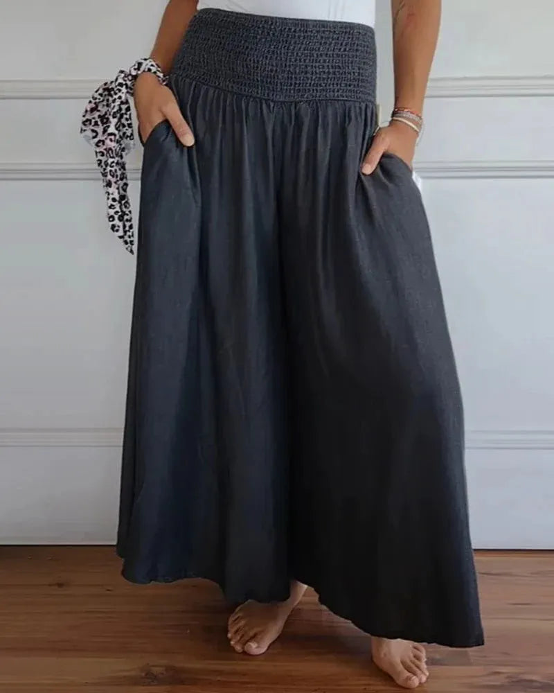 Sylvia – Comfortabele Hoge Taille Pantalon