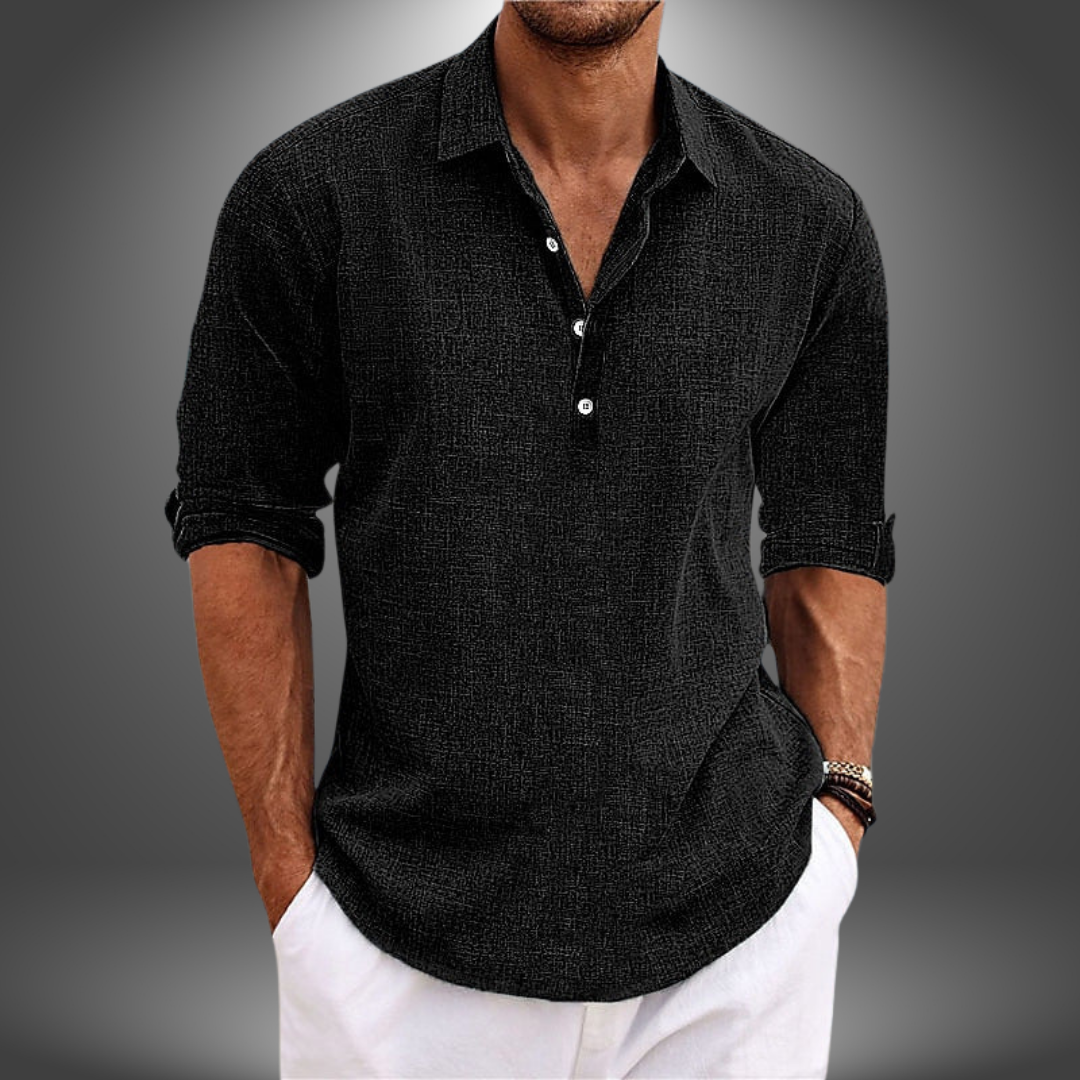 Giacomo | Casual Katoenen Overhemd met Moderne Pasvorm