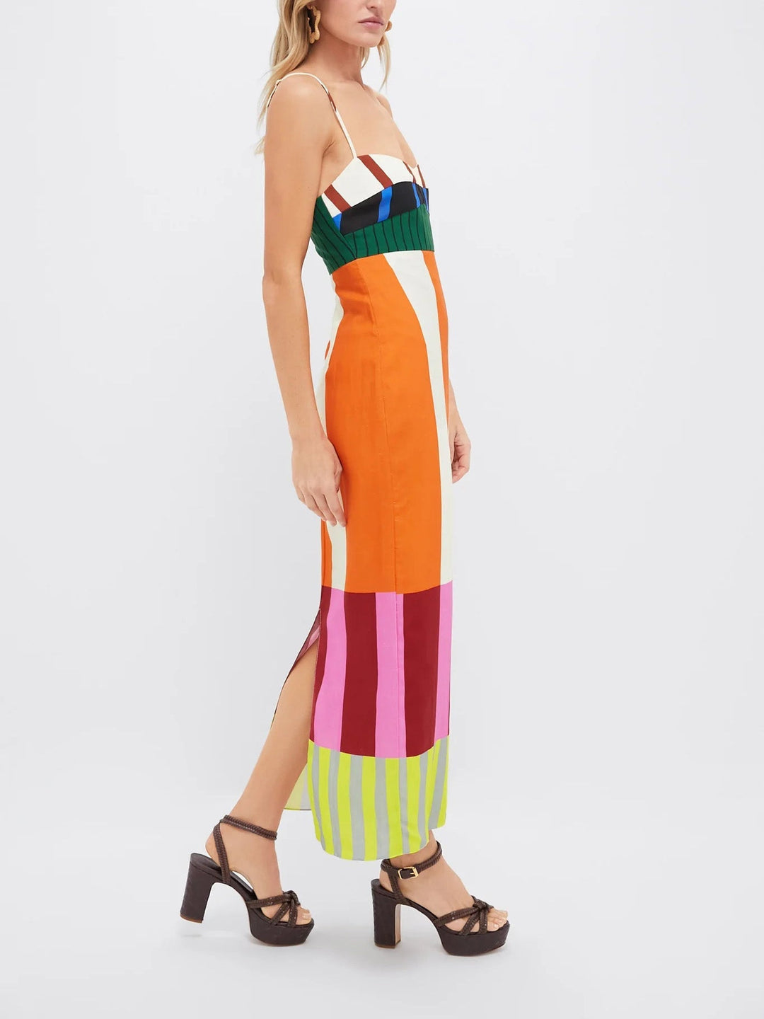 VITTORIA | Lange zomerjurk met wikkelmodel