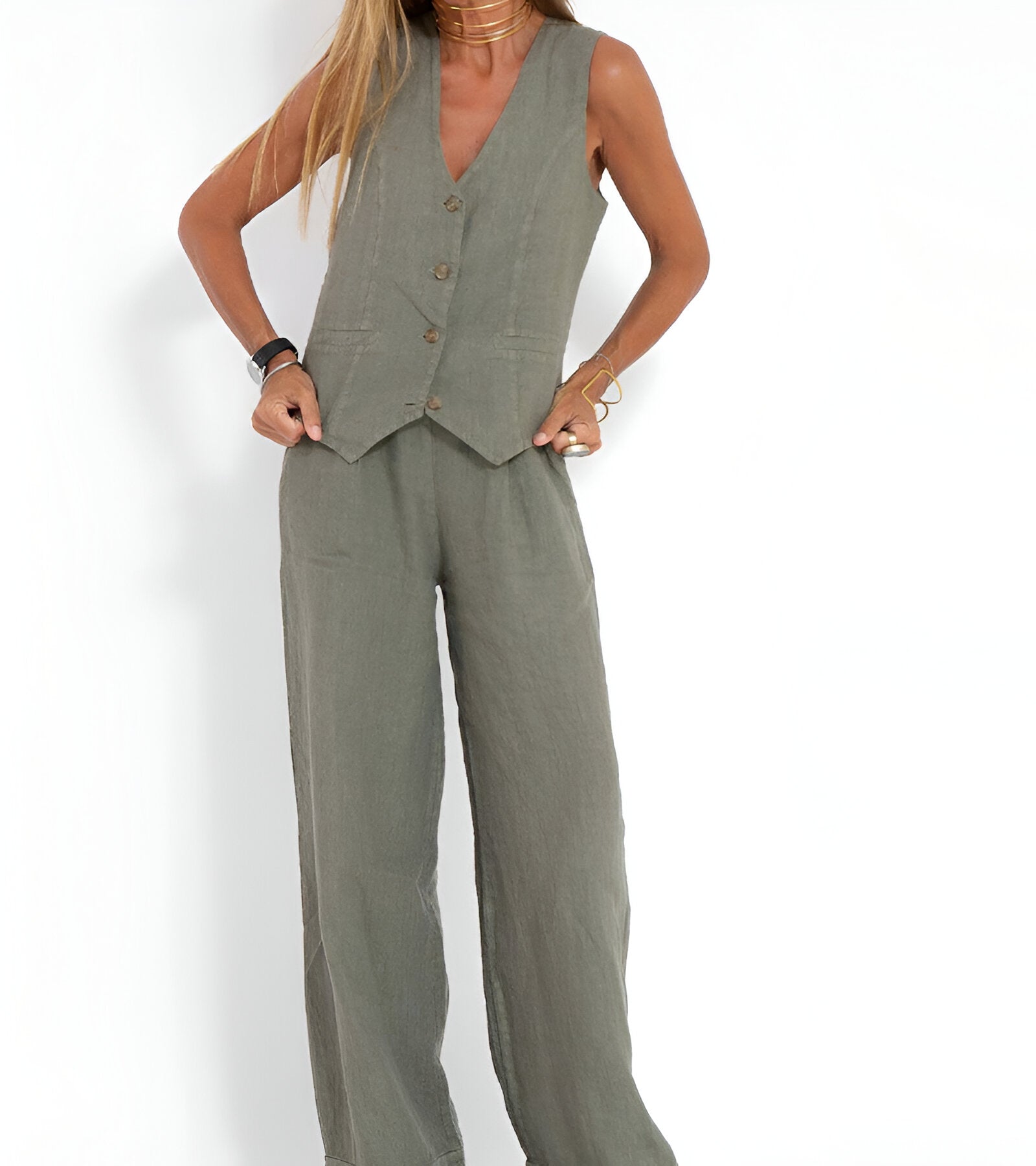 MARTINA | Elegante Damestop en Broek