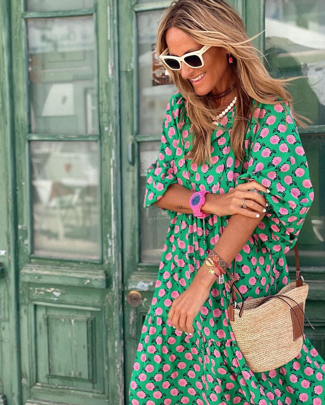 Sharon – Luchtige Zomerjurk met Bloemenprint