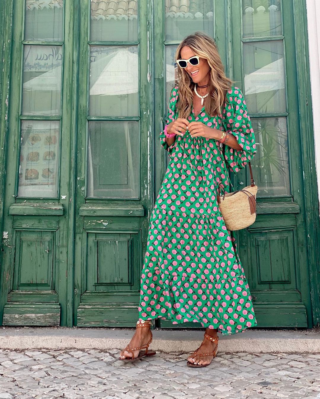 Sharon – Luchtige Zomerjurk met Bloemenprint