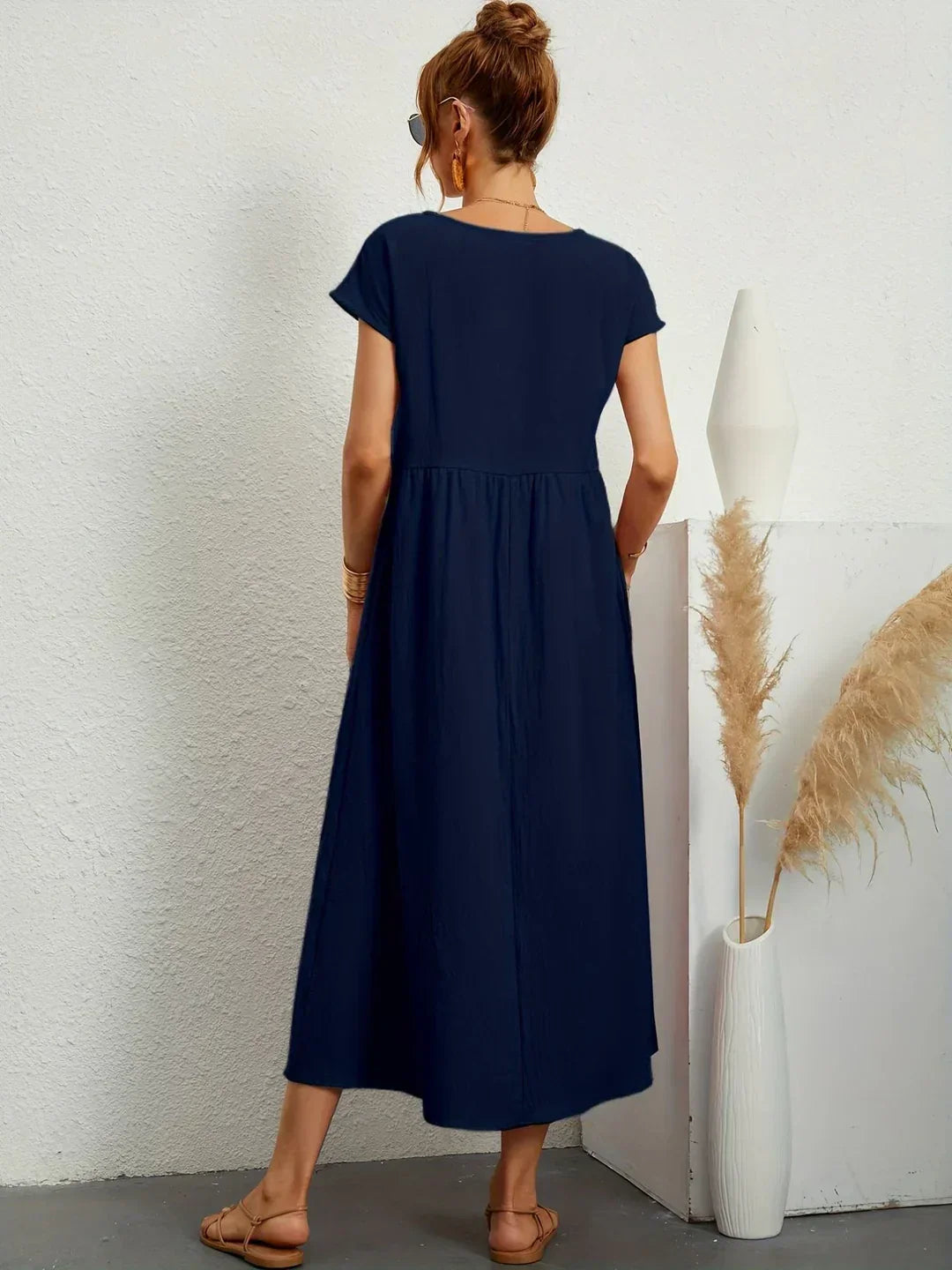 Elena - Elegante Zomerjurk Met Luchtige Pasvorm
