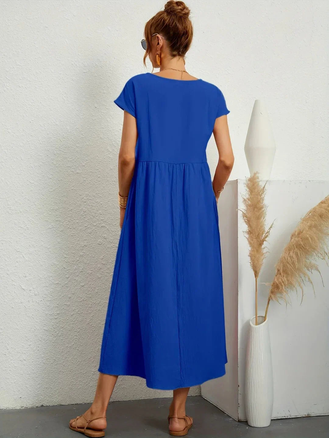 Elena - Elegante Zomerjurk Met Luchtige Pasvorm