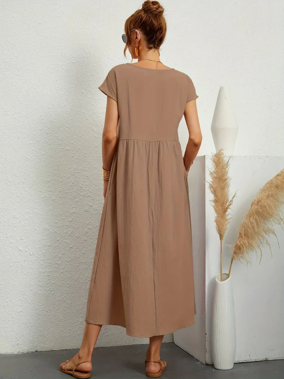 Elena - Elegante Zomerjurk Met Luchtige Pasvorm