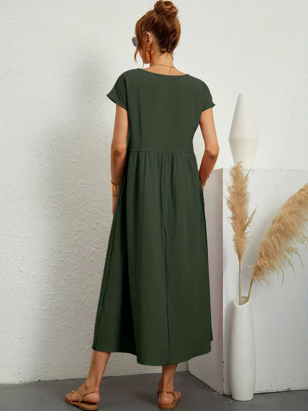 Elena - Elegante Zomerjurk Met Luchtige Pasvorm