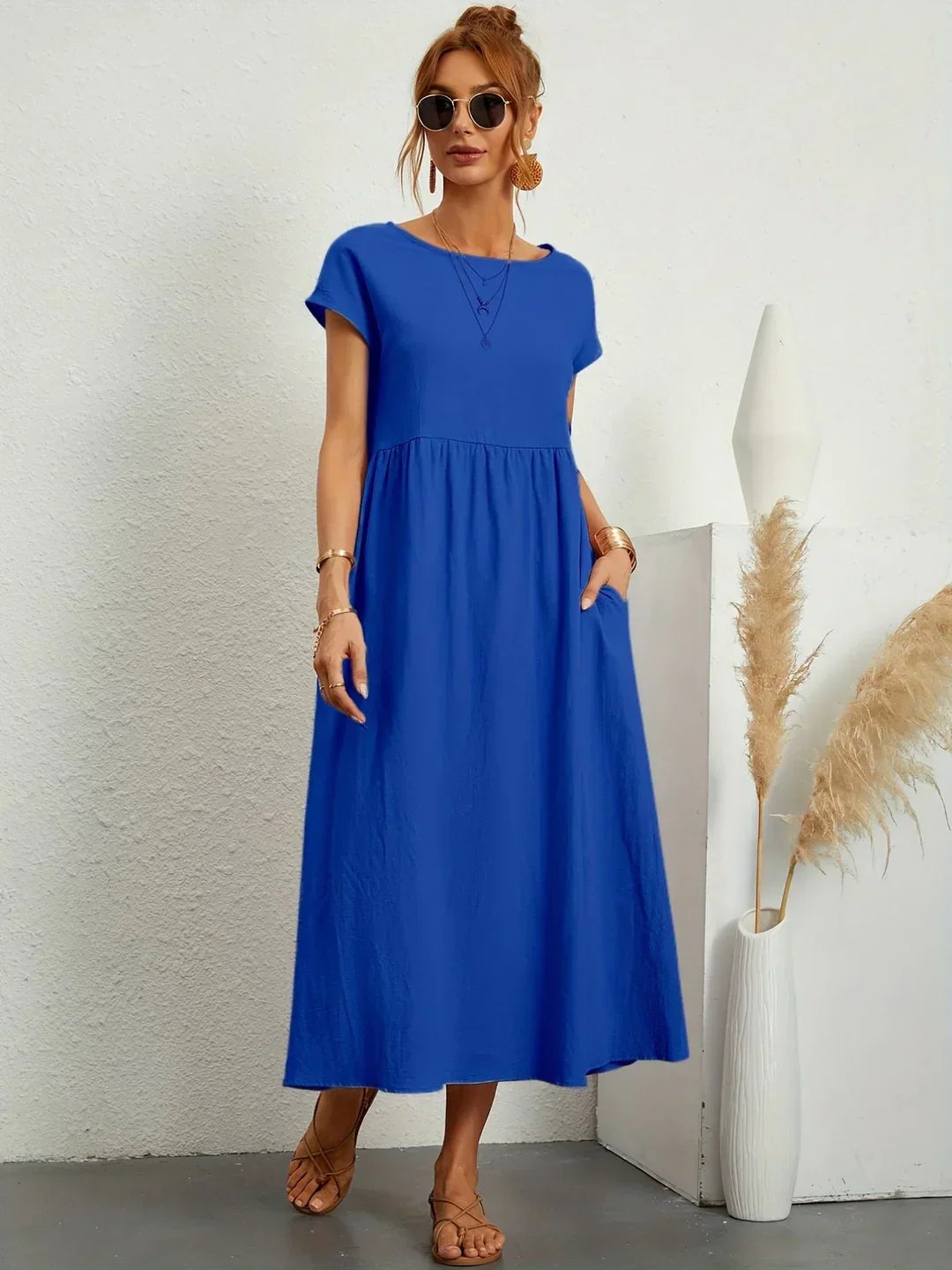 Elena - Elegante Zomerjurk Met Luchtige Pasvorm