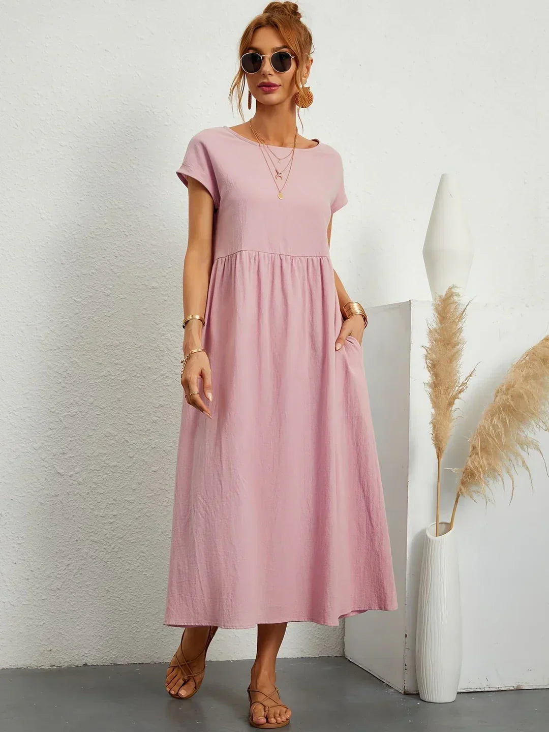 Elena - Elegante Zomerjurk Met Luchtige Pasvorm
