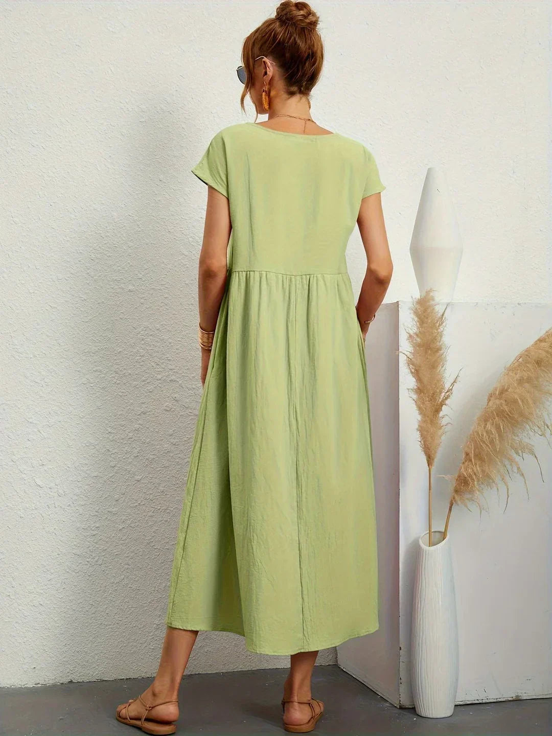 Elena - Elegante Zomerjurk Met Luchtige Pasvorm