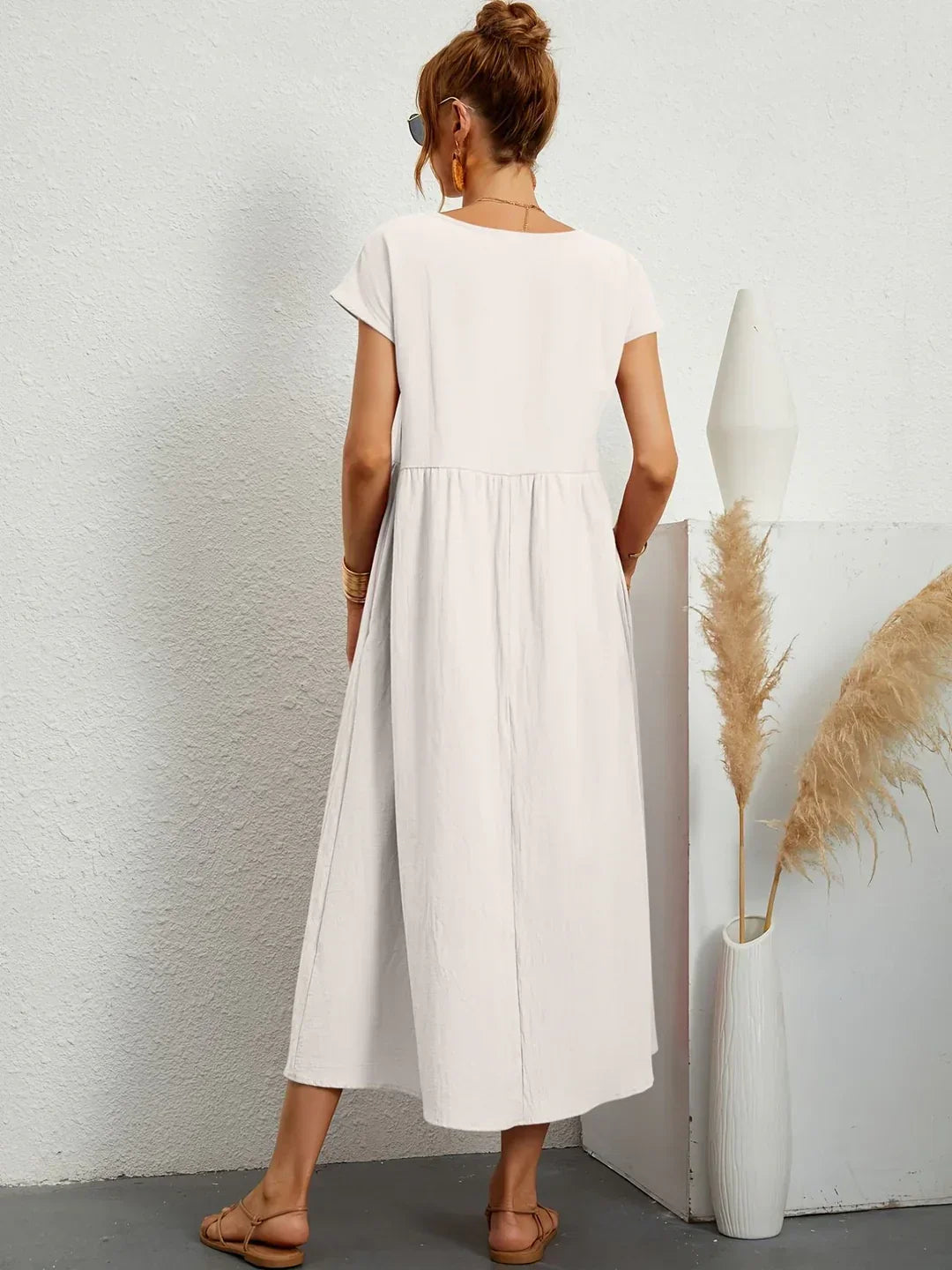 Elena - Elegante Zomerjurk Met Luchtige Pasvorm