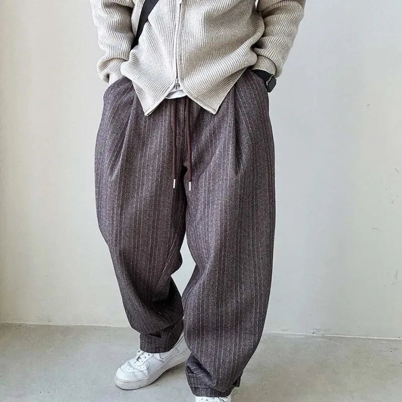 Mason – Gestreepte Relaxte Broek