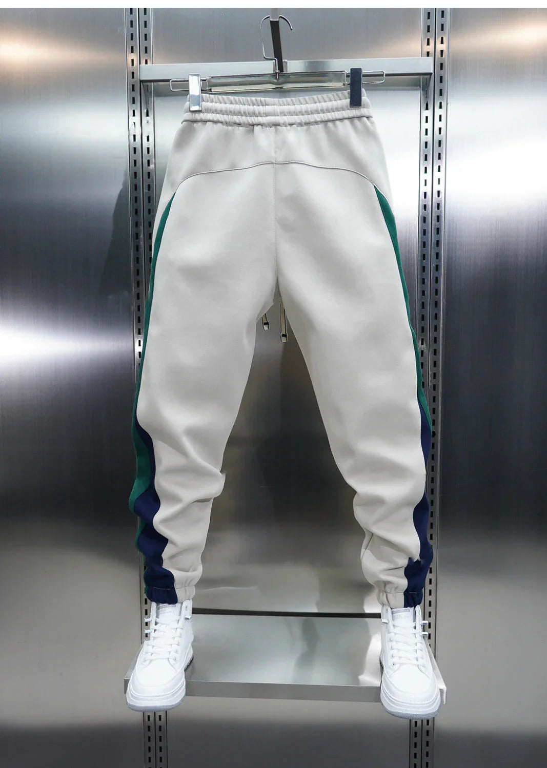 Laurent™ | Trendy broek met contrasterende strepen