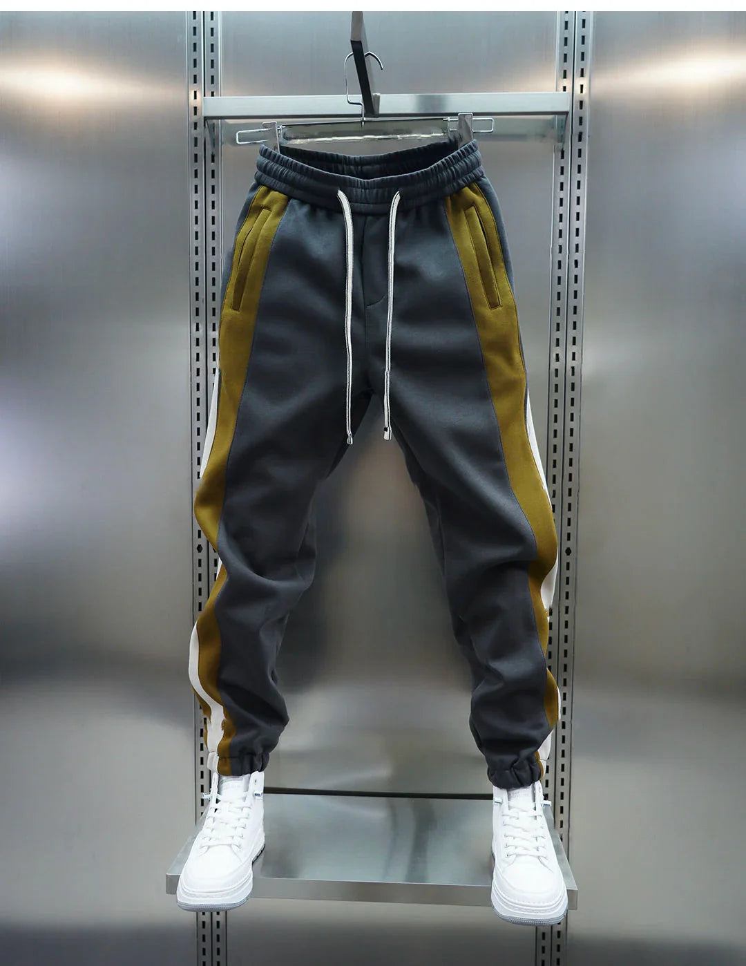 Laurent™ | Trendy broek met contrasterende strepen
