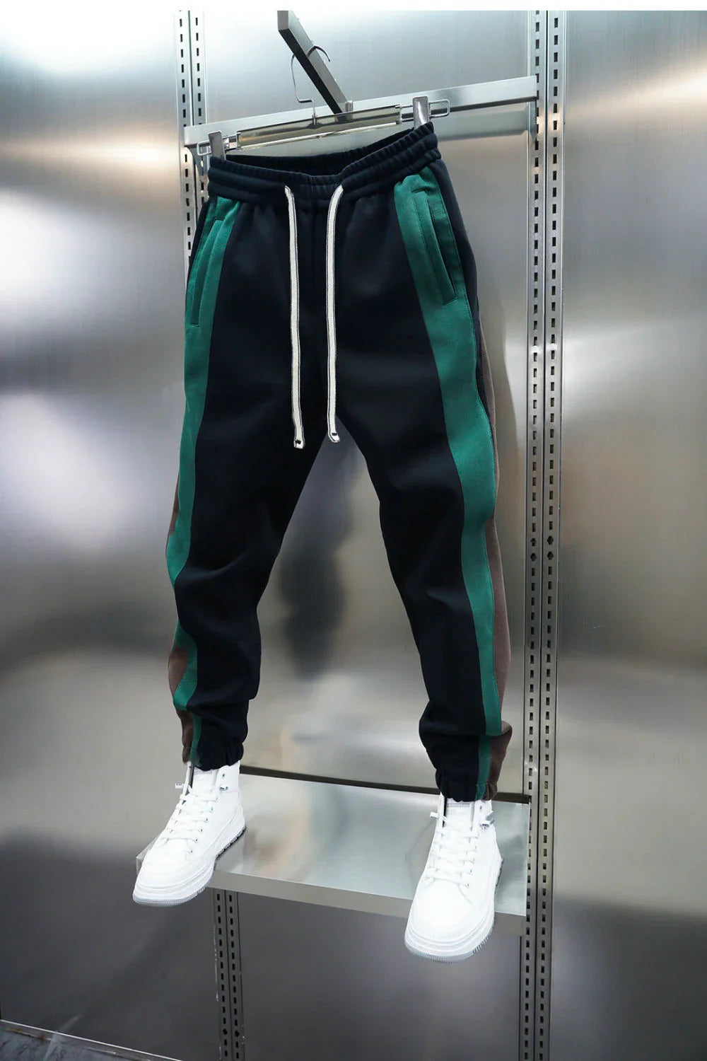 Laurent™ | Trendy broek met contrasterende strepen