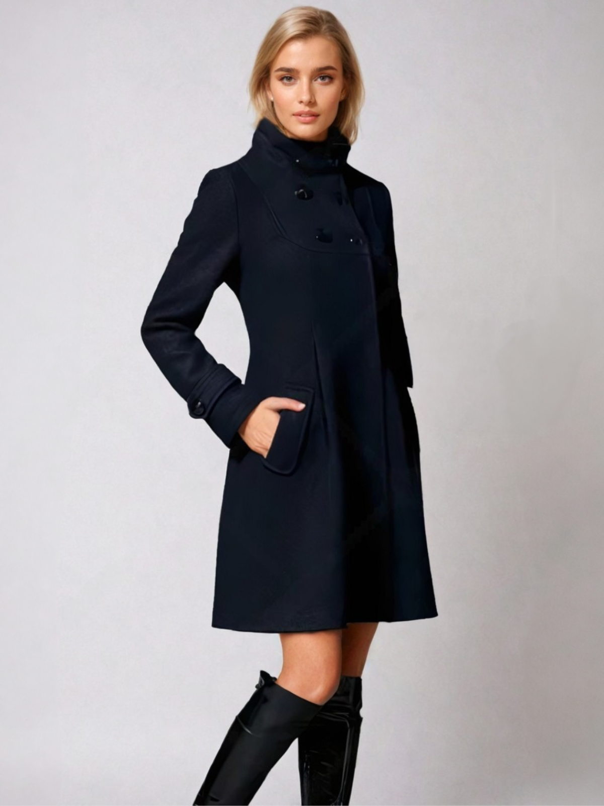 Isabelle - Elegante Jas met Zijzakken
