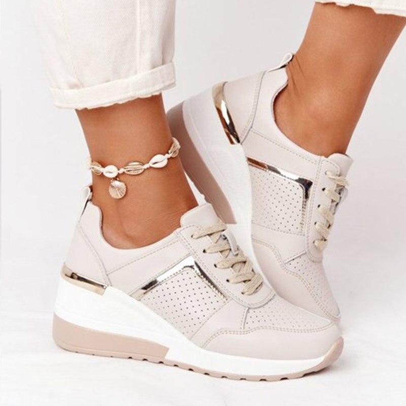 Maja™ | Comfortabele Sneakers met Hoge Hak