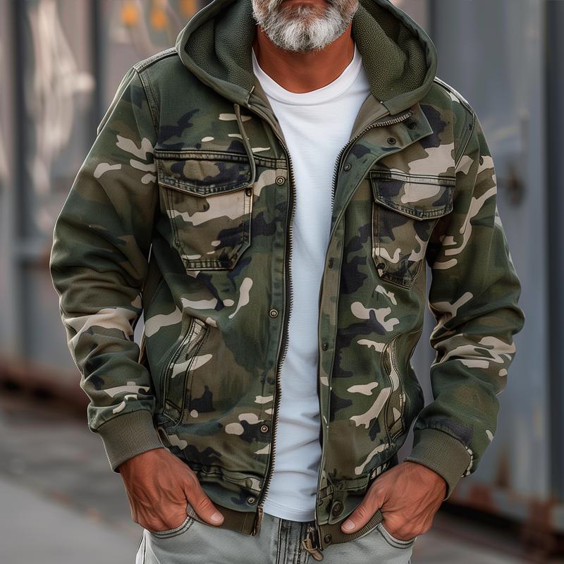 Niklas™ | Heren Camouflage Cargo Jas