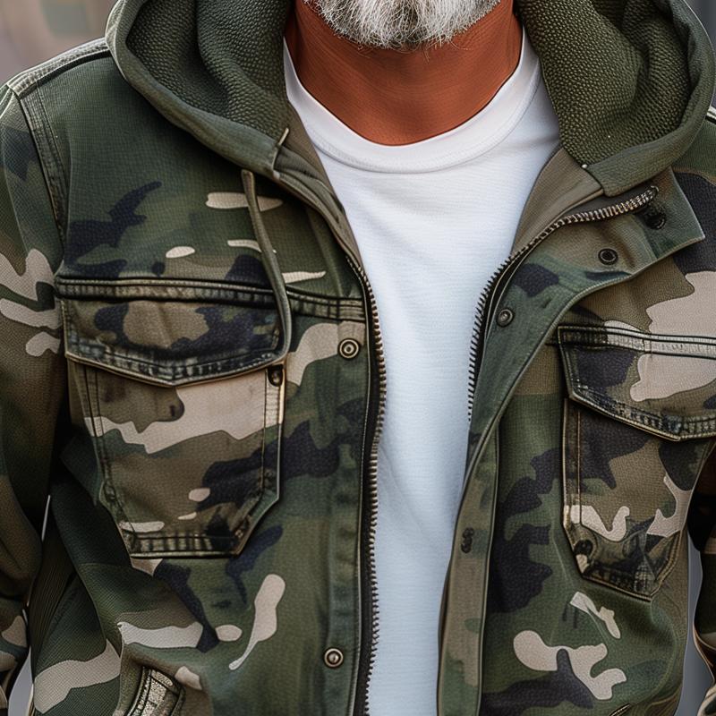 Niklas™ | Heren Camouflage Cargo Jas